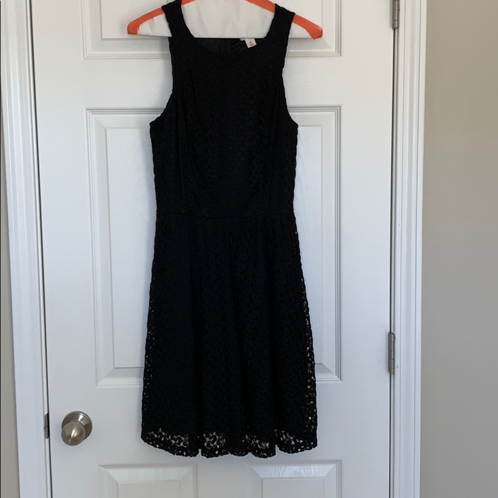 Woven black dress